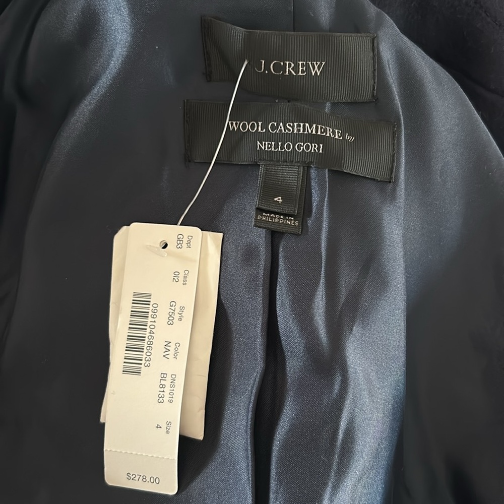 J. Crew Nello Gori Wool Majesty Pea Coat - Picture 5 of 7
